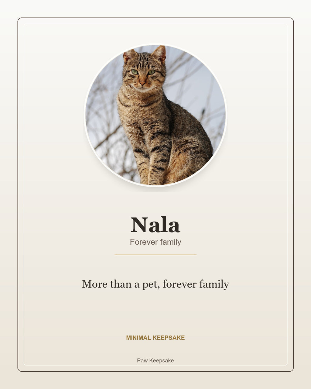 Custom Pet Memorial Digital Portrait
